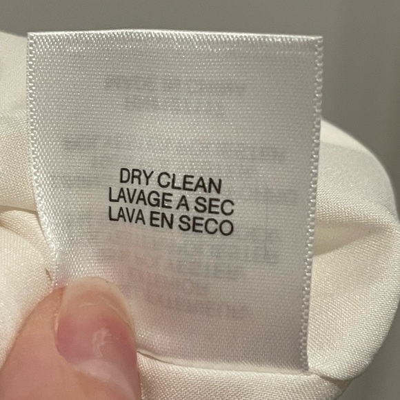 Badgley Mischka Cream Midi Dress Puff Origami Sleeves Square Neck size 8 NWOT - Picture 7 of 11